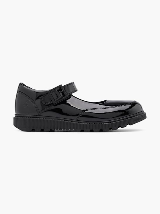 hush puppies school shoe ballet flat black deichmann