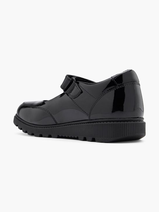 hush puppies school shoe ballet flat black deichmann