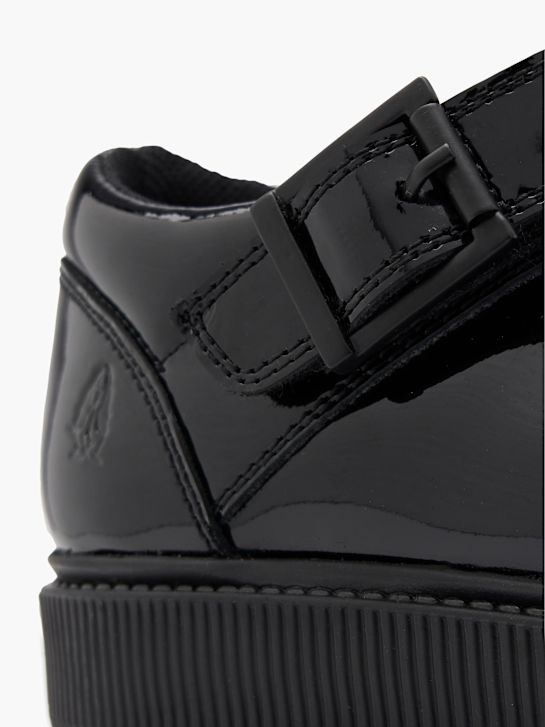hush puppies school shoe ballet flat black deichmann