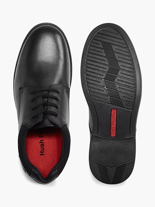 hush puppies school shoe formal shoe black deichmann
