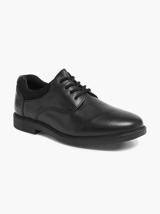hush puppies school shoe formal shoe black deichmann