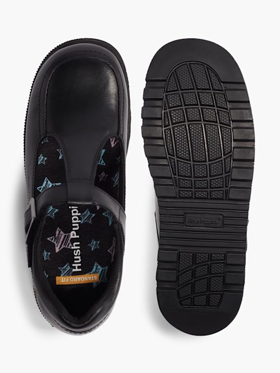 hush puppies school shoe low shoe black deichmann