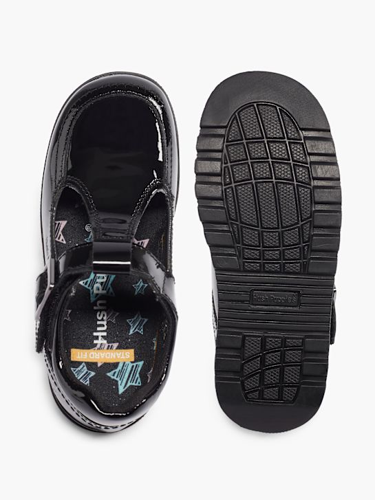 hush puppies school shoe low shoe black deichmann