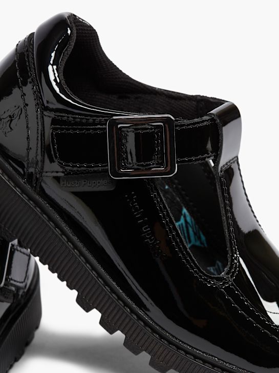 hush puppies school shoe low shoe black deichmann