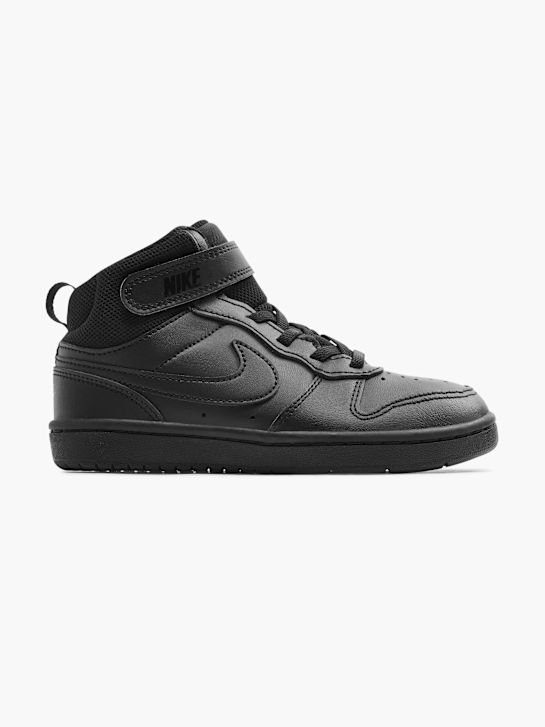 nike court borough mid 2 psv high top trainer black deichmann