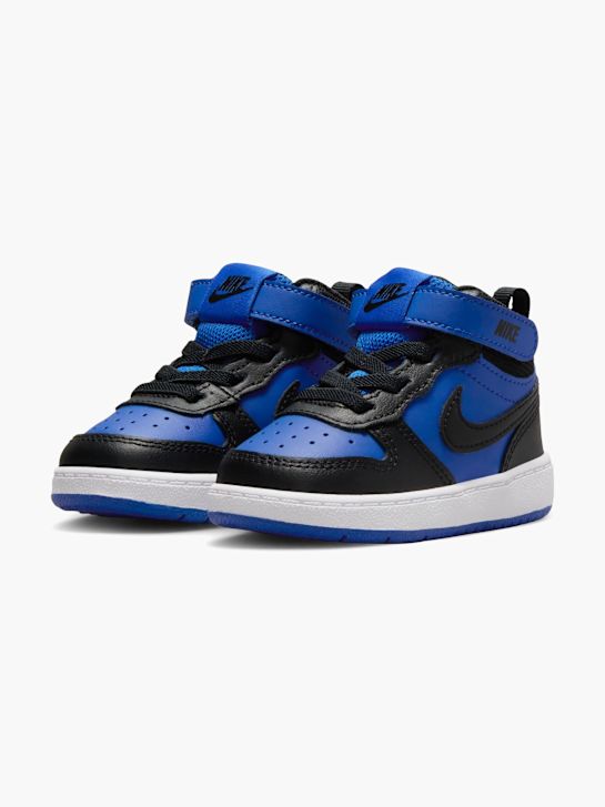 nike court borough mid 2 td high top trainer blue deichmann