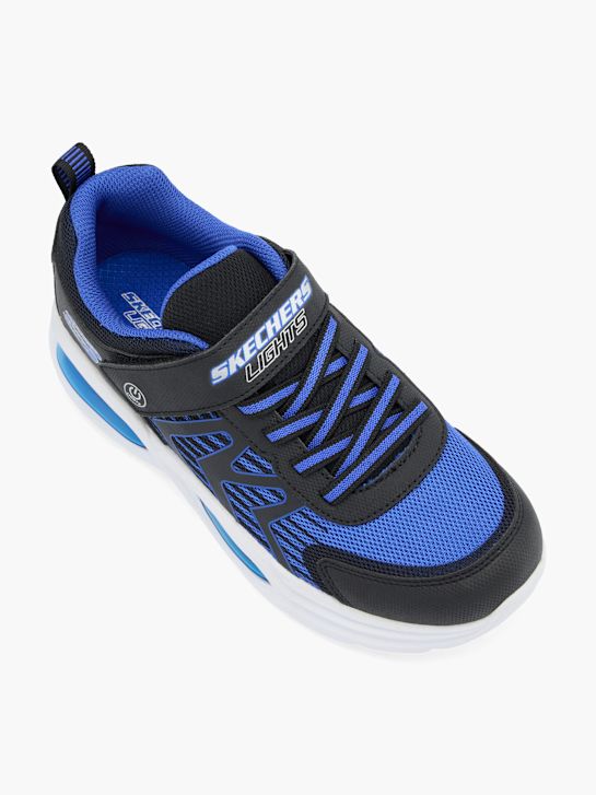 skechers double ace trainer blue deichmann