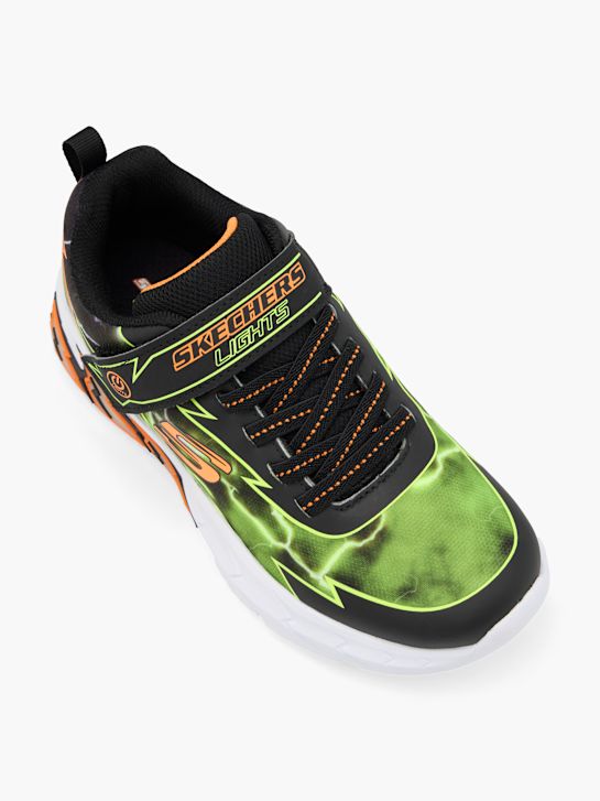 skechers cyclone lights trainer black deichmann