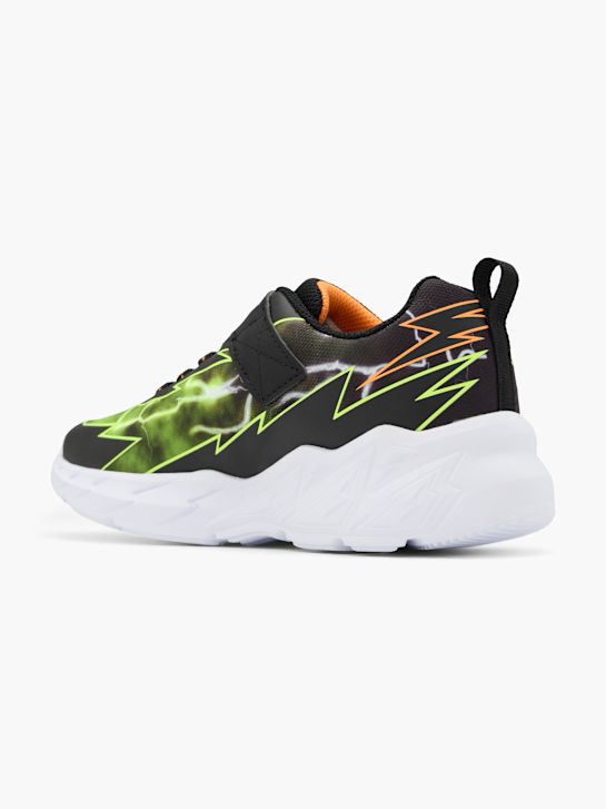 skechers cyclone lights trainer black deichmann