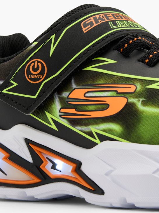 skechers cyclone lights trainer black deichmann