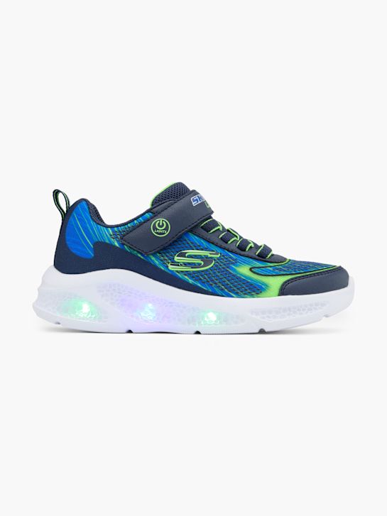 skechers crater lights trainer blue deichmann