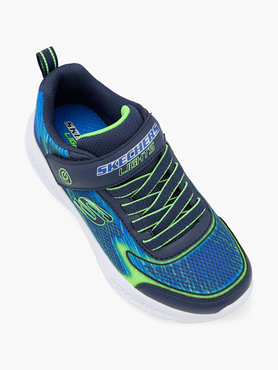 skechers crater lights trainer blue deichmann