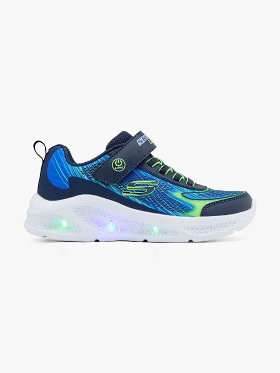skechers crater lights trainer blue deichmann