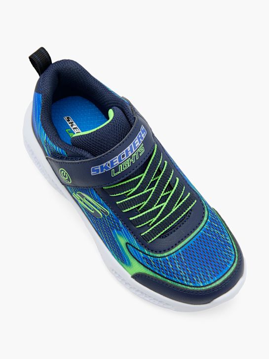 skechers crater lights trainer blue deichmann