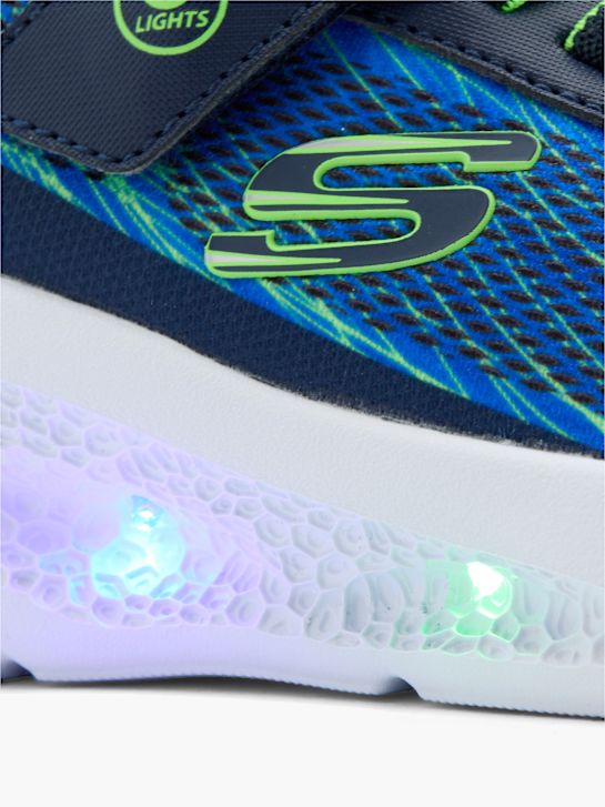 skechers crater lights trainer blue deichmann