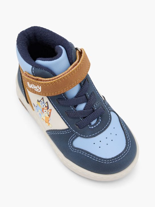 bluey high top trainer blue deichmann