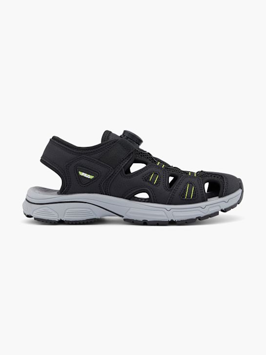 fila walking sandal black deichmann