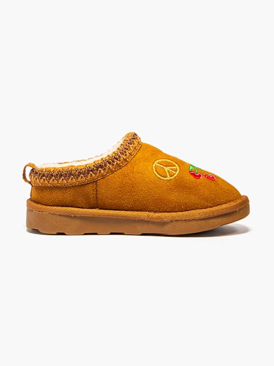 graceland closed-back slipper brown deichmann