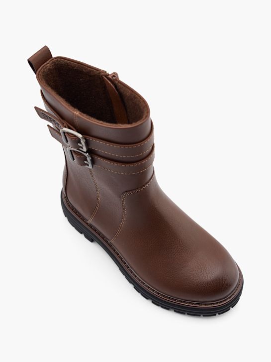 esprit knee high boot brown deichmann