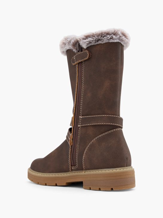 graceland knee high boot brown deichmann