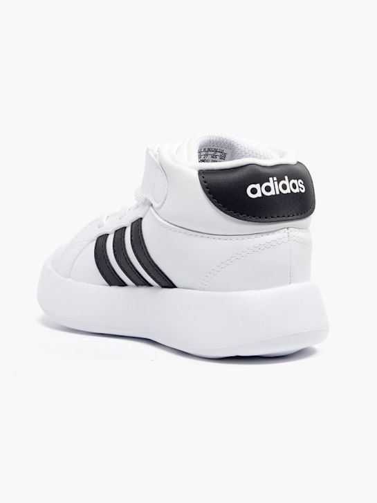 adidas grand court mid i high top trainer white deichmann