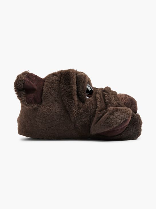 casa mia closed-back slipper brown deichmann