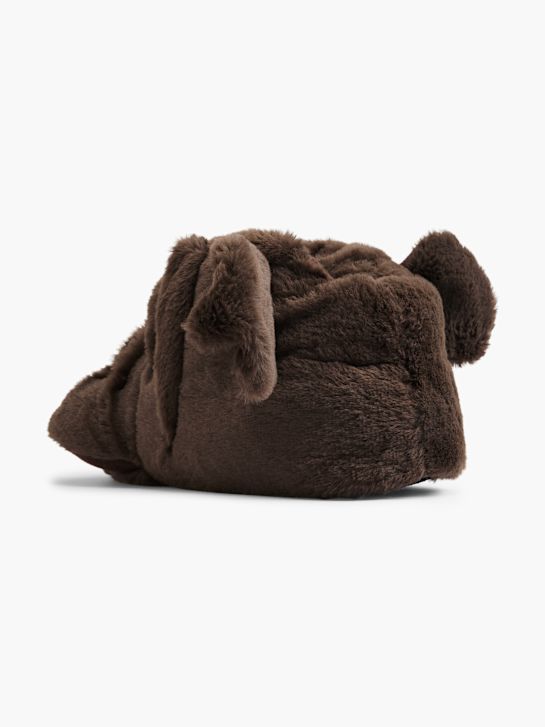 casa mia closed-back slipper brown deichmann