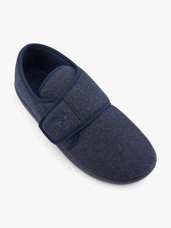 casa mia closed-back slipper blue deichmann