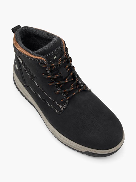 mustang lace-up boot black deichmann
