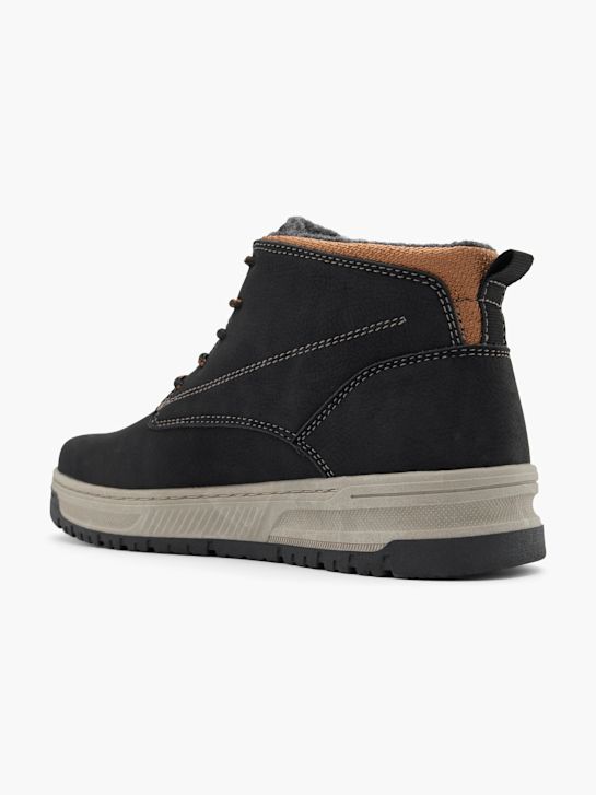 mustang lace-up boot black deichmann