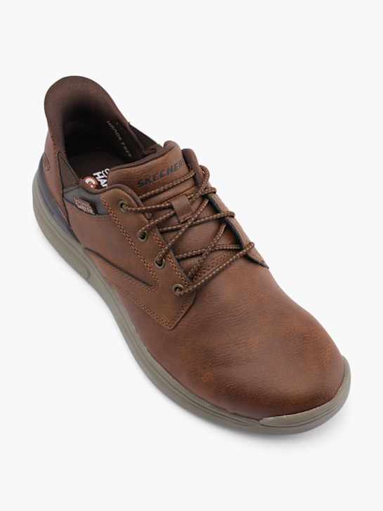 skechers swift fit trainer brown deichmann