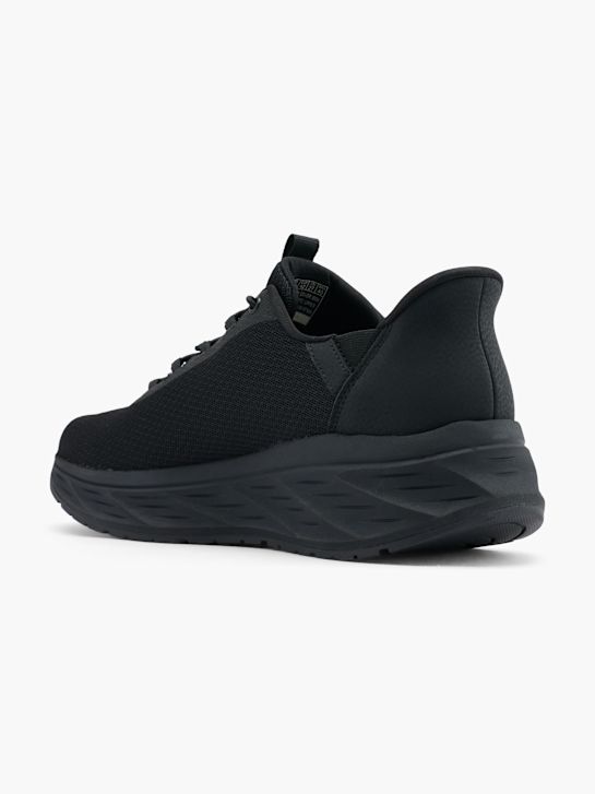 skechers venture ride swift fit slip-on trainer black deichmann