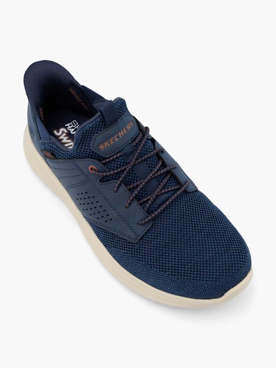 skechers dawson slip-on trainer blue deichmann