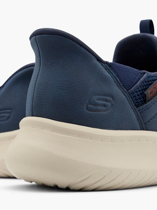 skechers dawson slip-on trainer blue deichmann