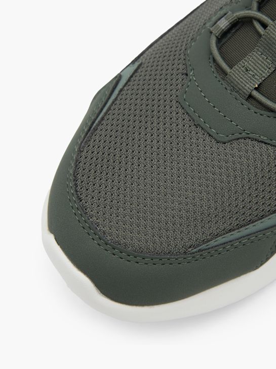 skechers bounder swift fit slip-on trainer olive deichmann