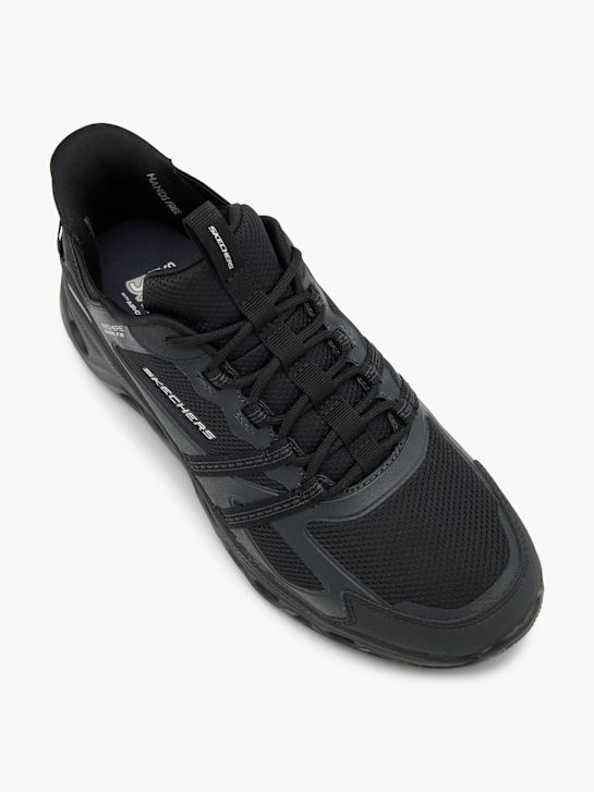 skechers swift fit slip-on trainer black deichmann