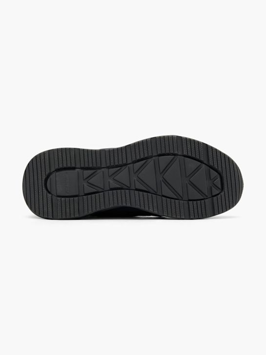skechers swift fit slip-on trainer black deichmann