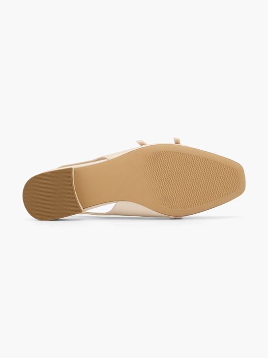 graceland slingback ballet flat beige deichmann