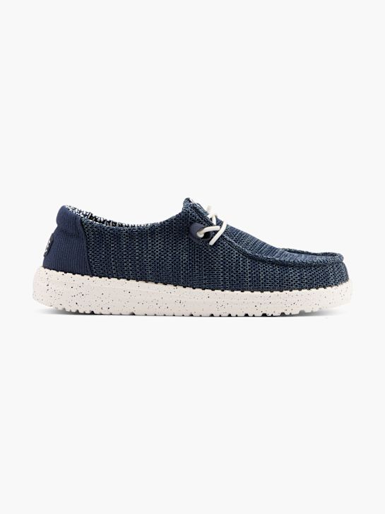 heydude wendy moccasin blue deichmann