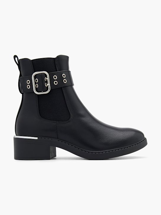 graceland heeled chelsea boot black deichmann