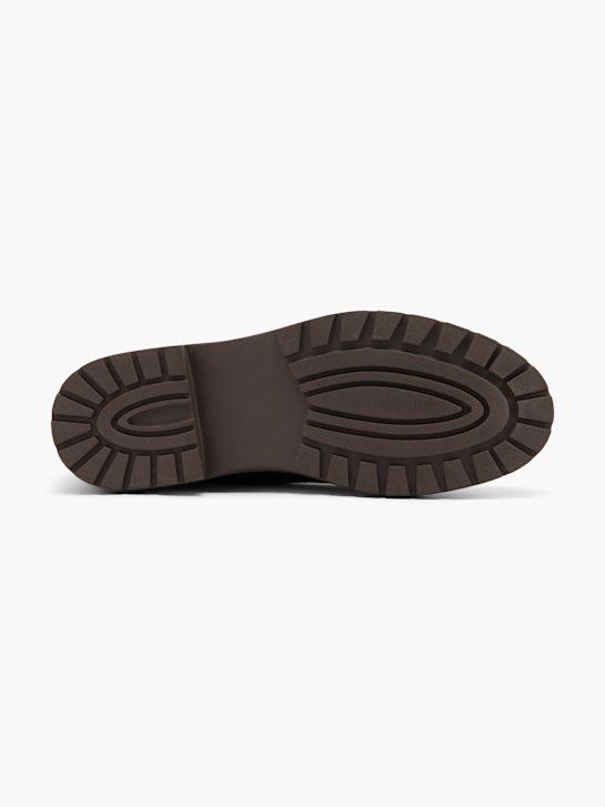 graceland heeled chelsea boot brown deichmann