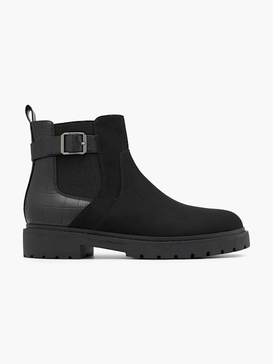 graceland heeled chelsea boot black deichmann