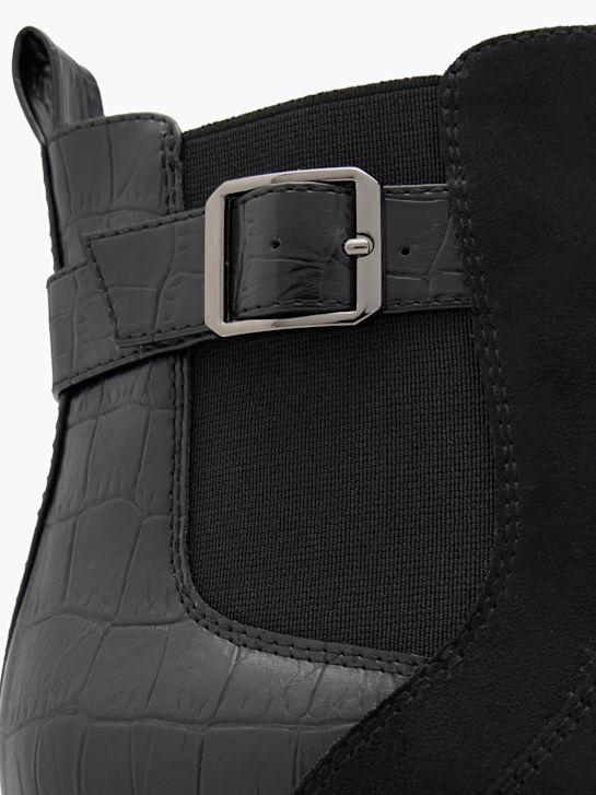 graceland heeled chelsea boot black deichmann