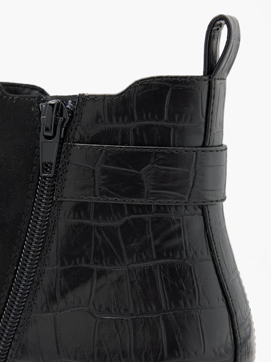 graceland heeled chelsea boot black deichmann