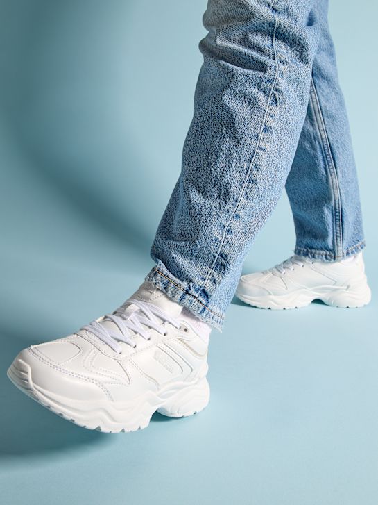 bench chunky trainer white deichmann