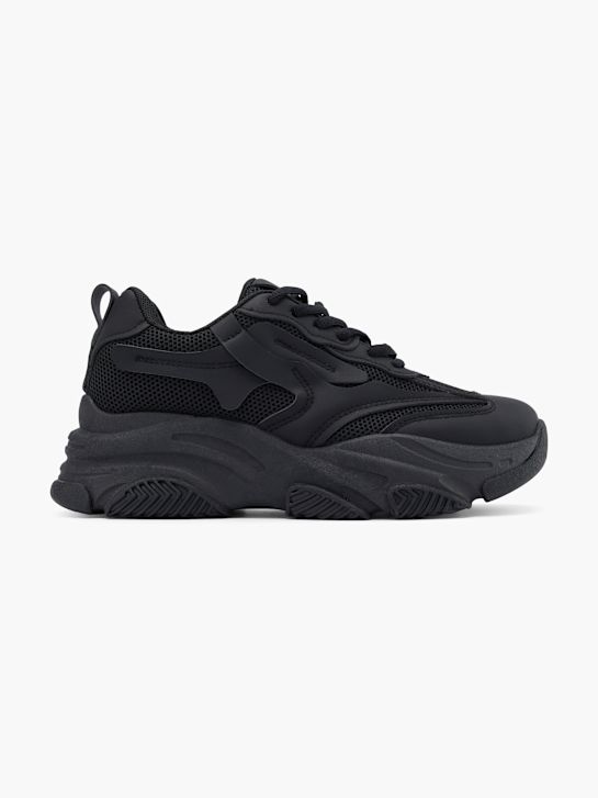 graceland chunky trainer black deichmann