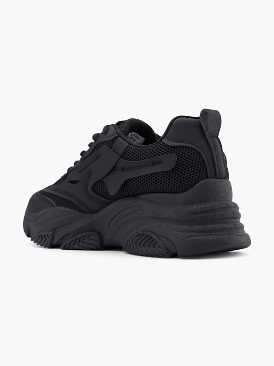 graceland chunky trainer black deichmann