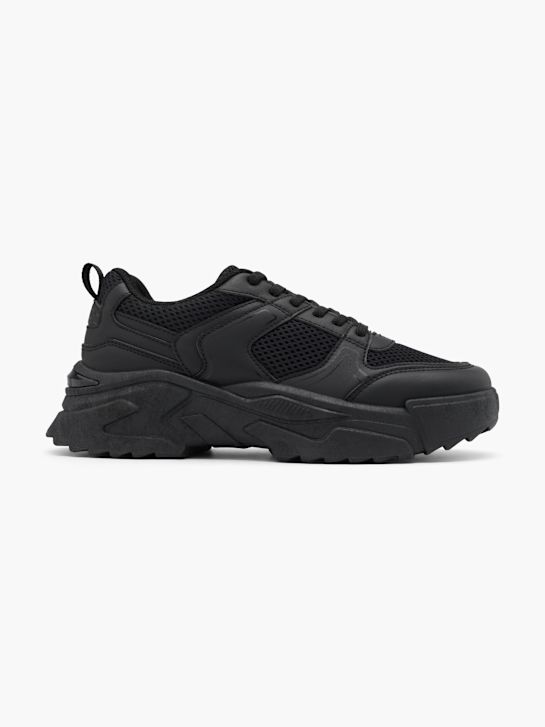 graceland chunky trainer black deichmann