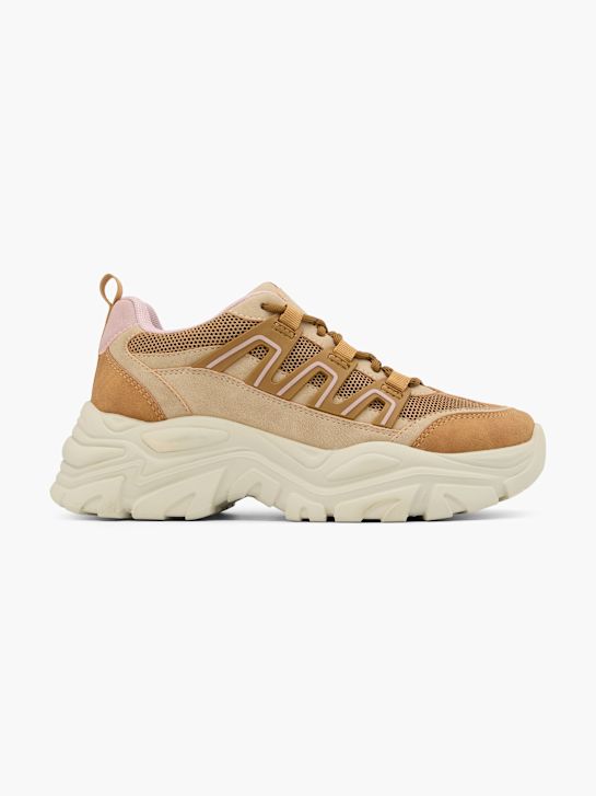 graceland chunky trainer beige deichmann