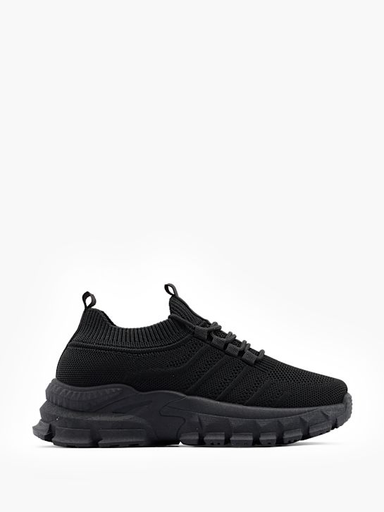 graceland chunky trainer black deichmann